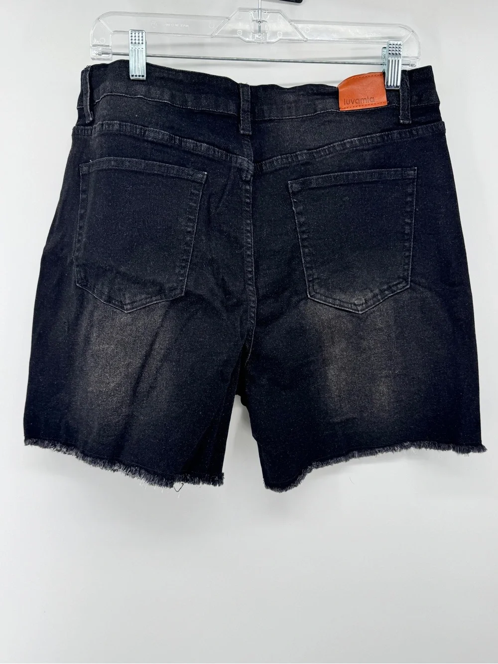 Luvamia Women's High Waisted Denim Shorts